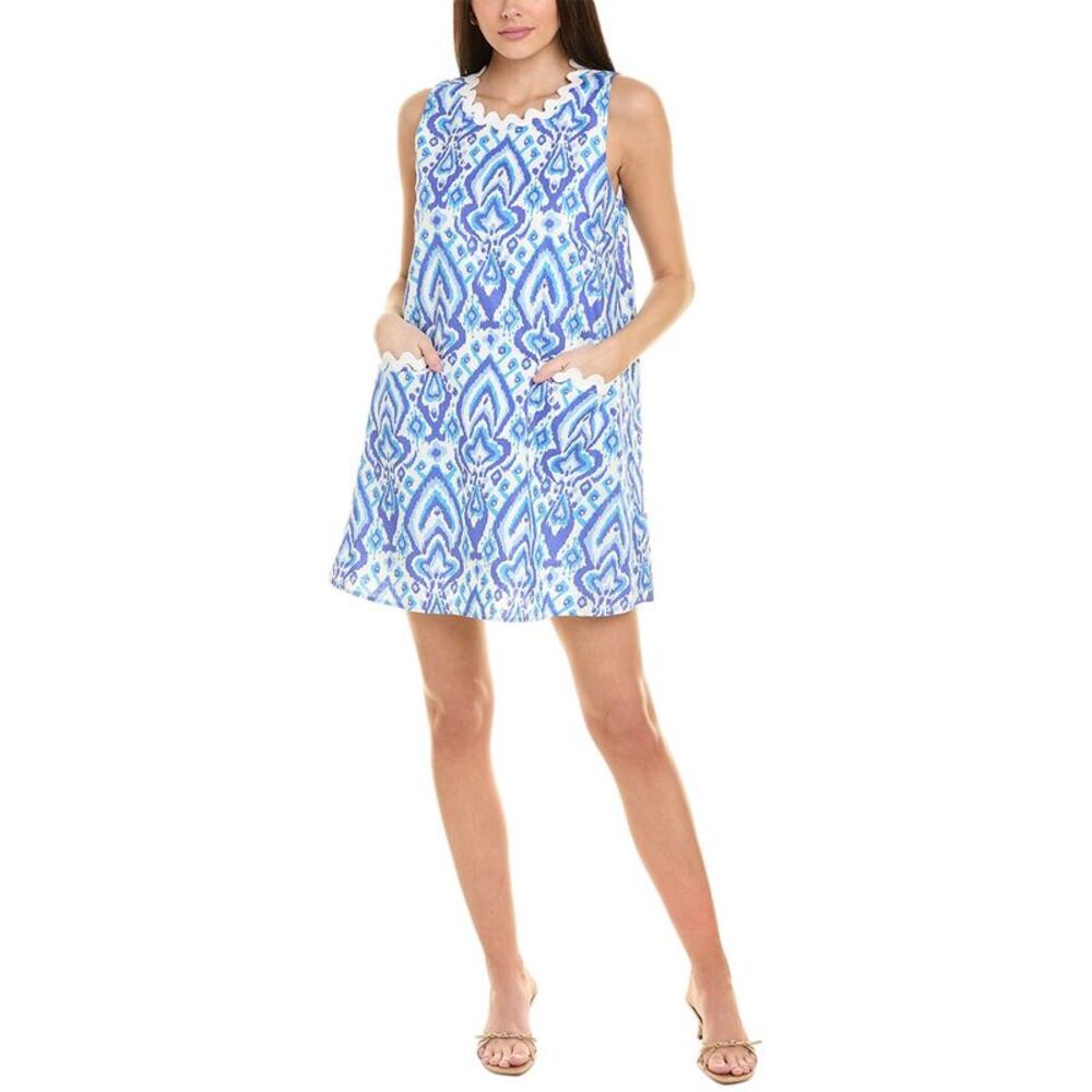Sail to Sable Linen-Blend Swing Mini Dress